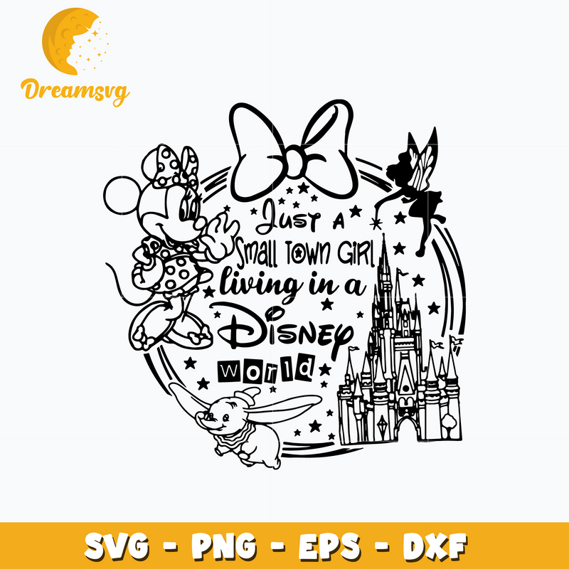 Minnie mouse disney world svg