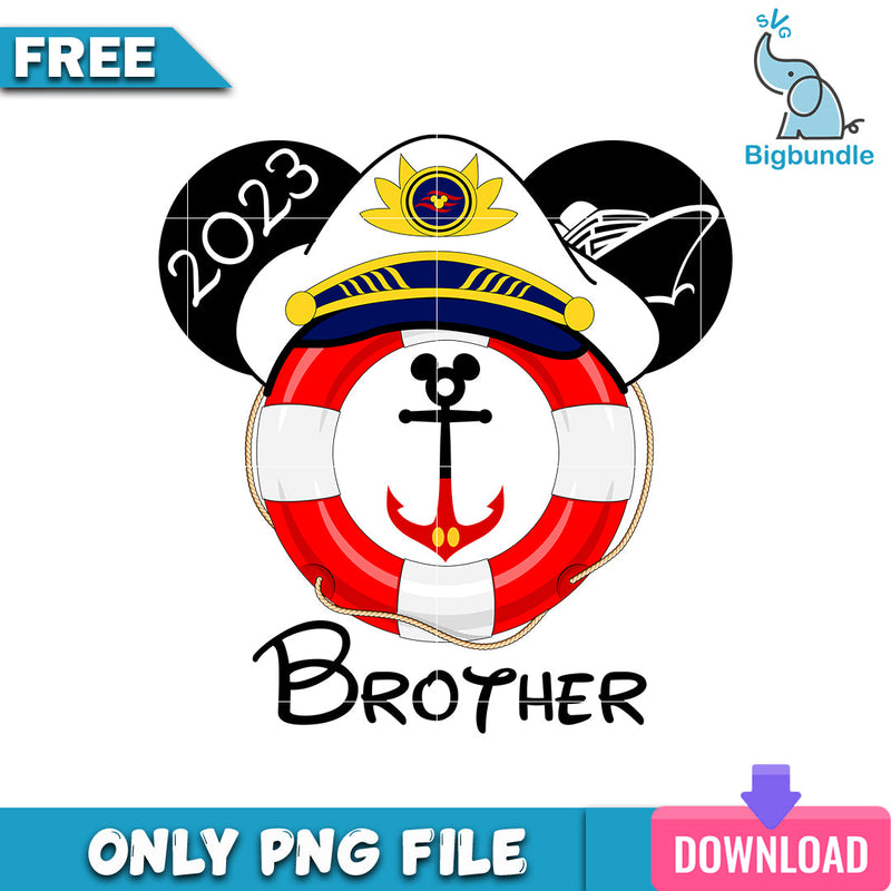 Mickey disney brother 2023 png, disney png, Digital download.