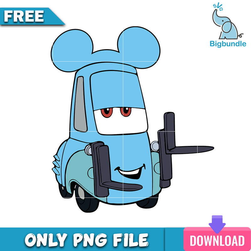 Guido disney car png, disney png, Digital download.