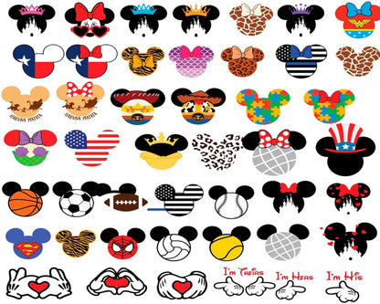 9000+ Disney Halloween bundle svg, Horror disney characters svg, png, eps, dxf, pdf, Digital file