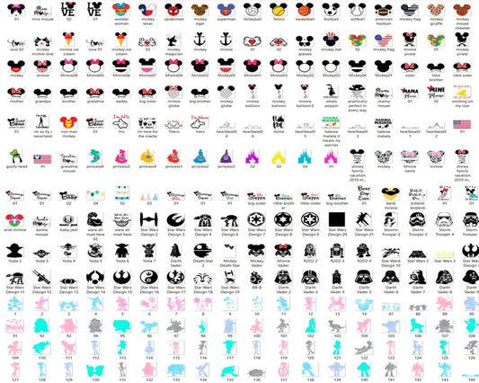 9000+ Disney Halloween bundle svg, Horror disney characters svg, png, eps, dxf, pdf, Digital file