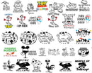 9000+ Disney Halloween bundle svg, Horror disney characters svg, png, eps, dxf, pdf, Digital file