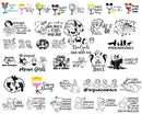 9000+ Disney Halloween bundle svg, Horror disney characters svg, png, eps, dxf, pdf, Digital file