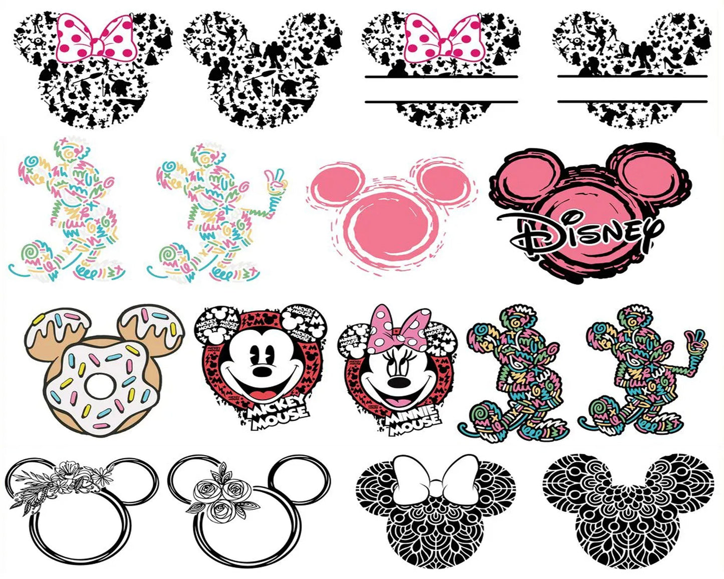 9000+ Disney Halloween bundle svg, Horror disney characters svg, png, eps, dxf, pdf, Digital file