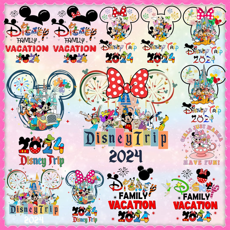 Disney Trip Bundle 12+ PNG