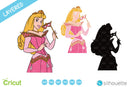 Fairytale Princesses cliparts bundle, SVG cutting files for cricut / silhouette, instant download