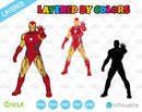 Avengers clipart bundle, Marvel SVG cut files for Cricut / Silhouette, PNG, DXF, instant download
