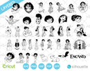 Disney Encanto 80 cliparts bundle, SVG cutting files for cricut silhouette, SVG, PNG, DXF, instant download
