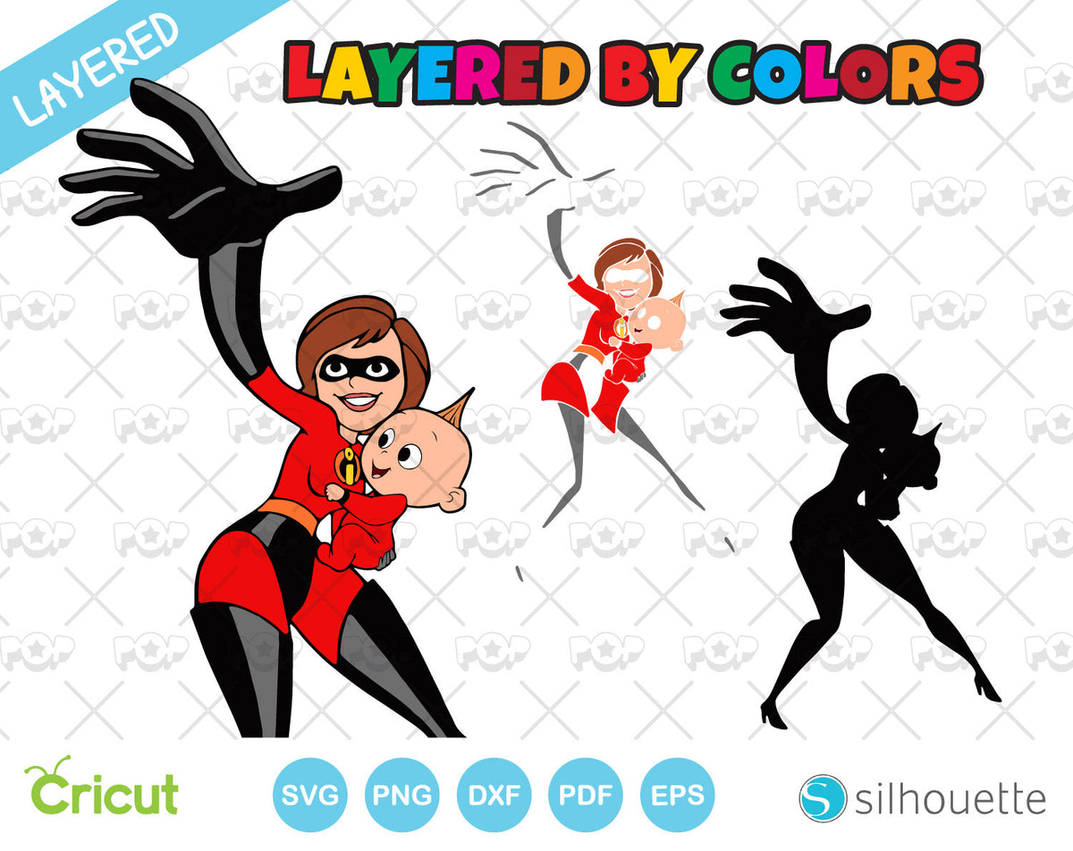 Disney Mother's Day clipart set, Mothers Day SVG cut files for Cricut / Silhouette, PNG DXF, instant download