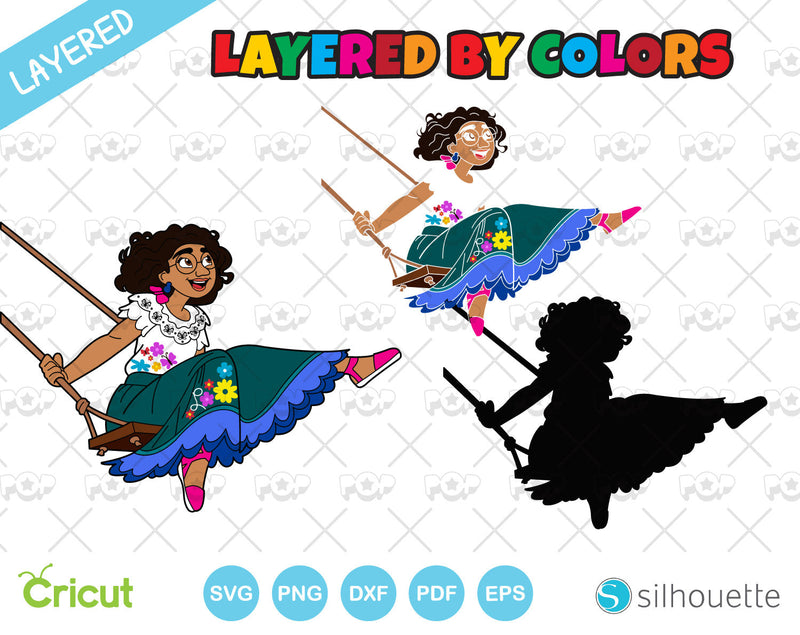 Disney Encanto 80 cliparts bundle, SVG cutting files for cricut silhouette, SVG, PNG, DXF, instant download