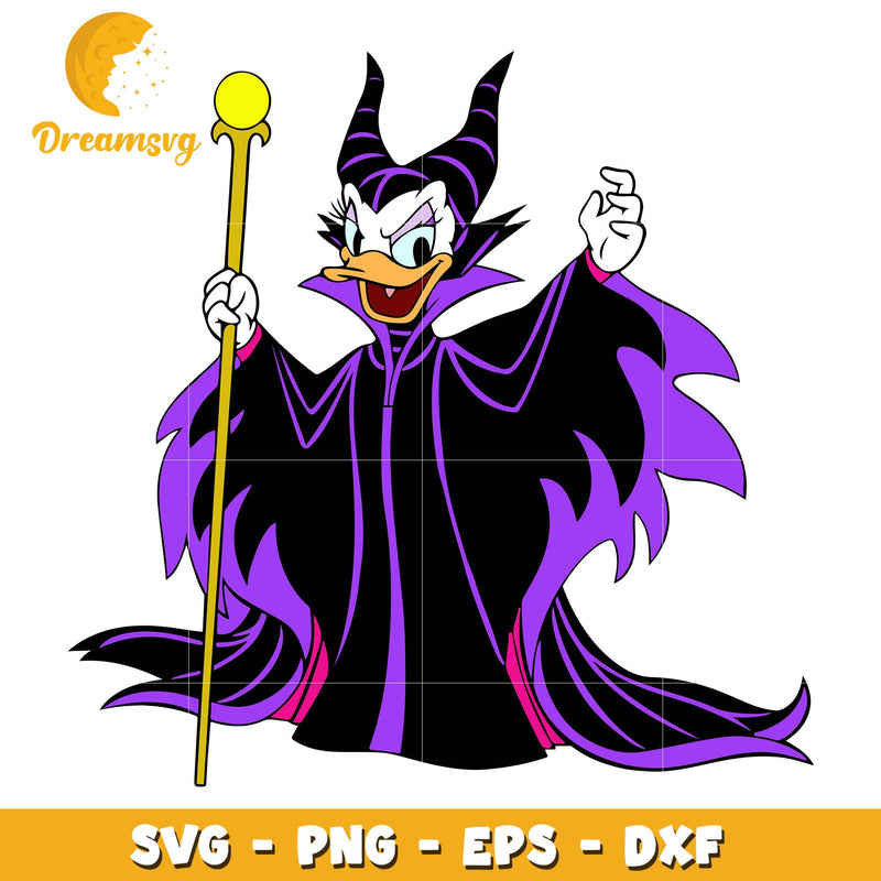 Disney Daisy Duck Maleficent svg