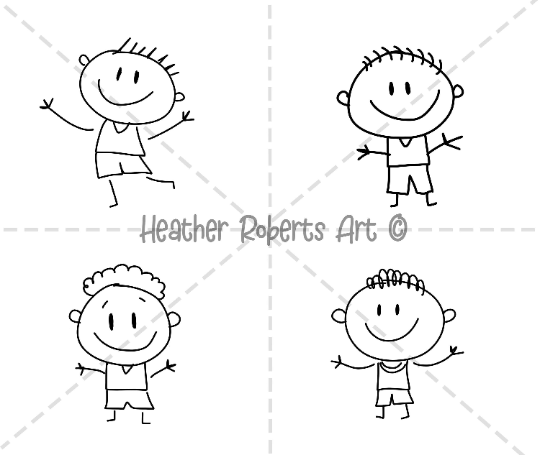 10 PACK Stick Figures Svg Files