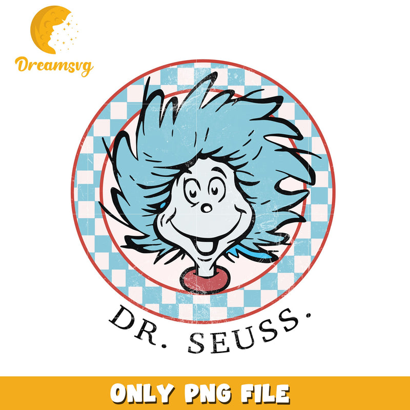 Thing 1 thing 2 dr seuss circle png