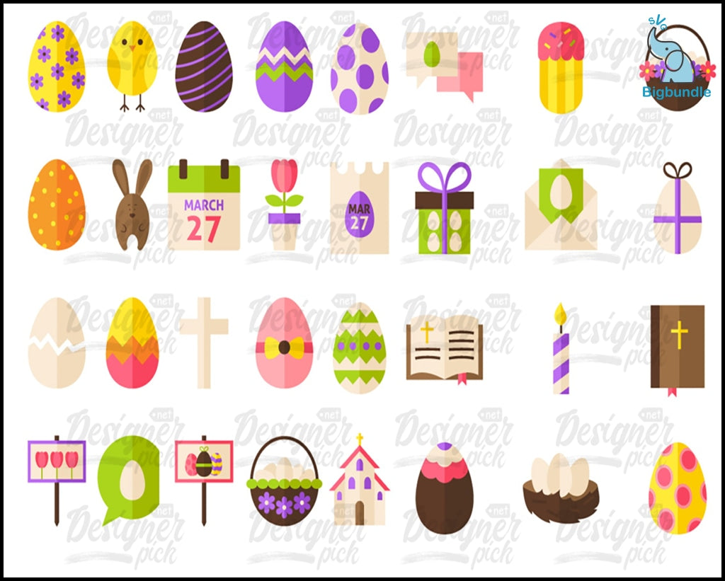 Easter SVG Bundle - Digital download