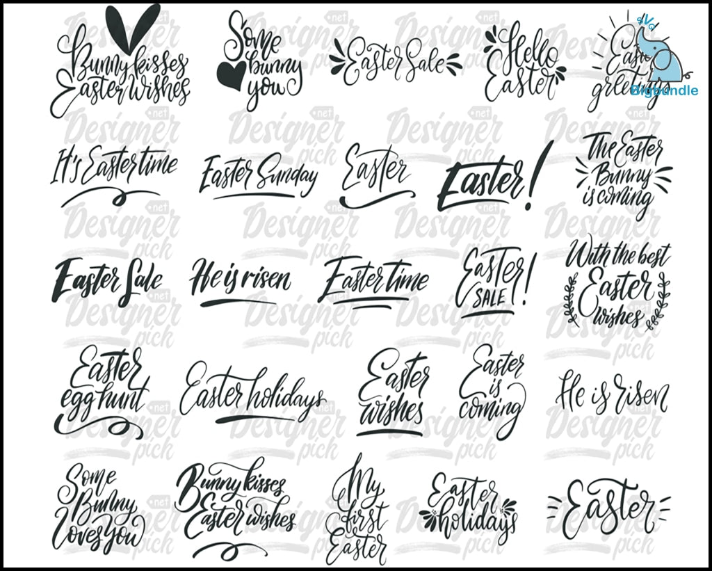 Easter SVG Bundle - Digital download