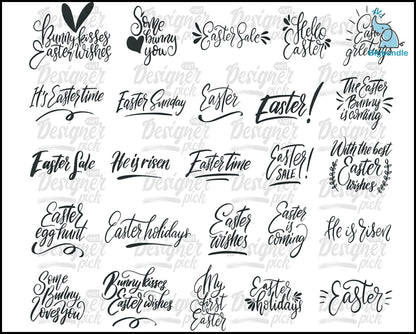 Easter SVG Bundle - Digital download