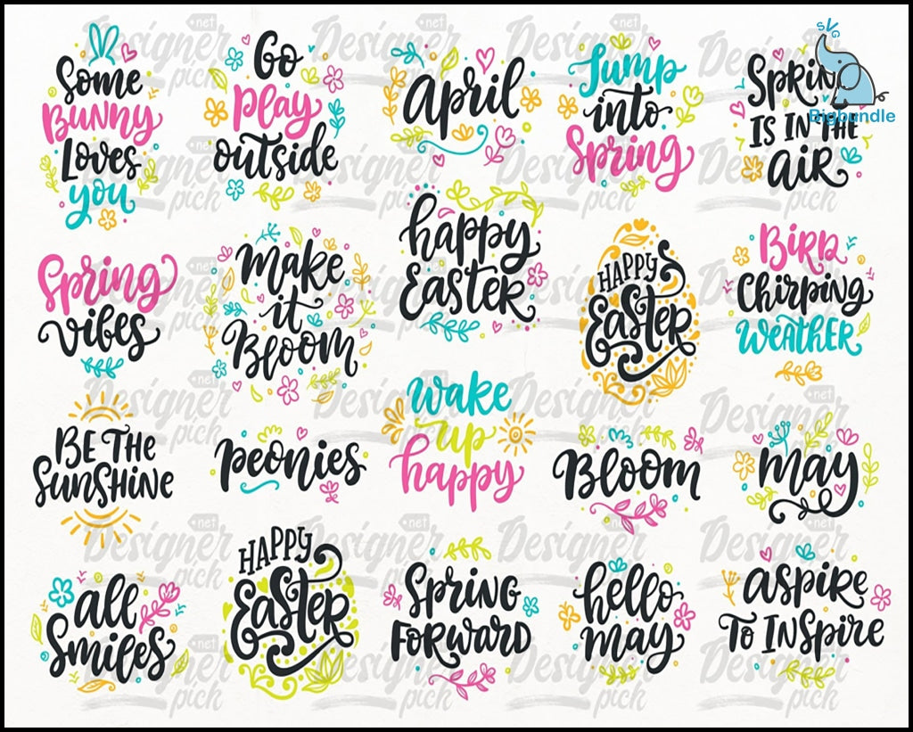 Easter SVG Bundle - Digital download