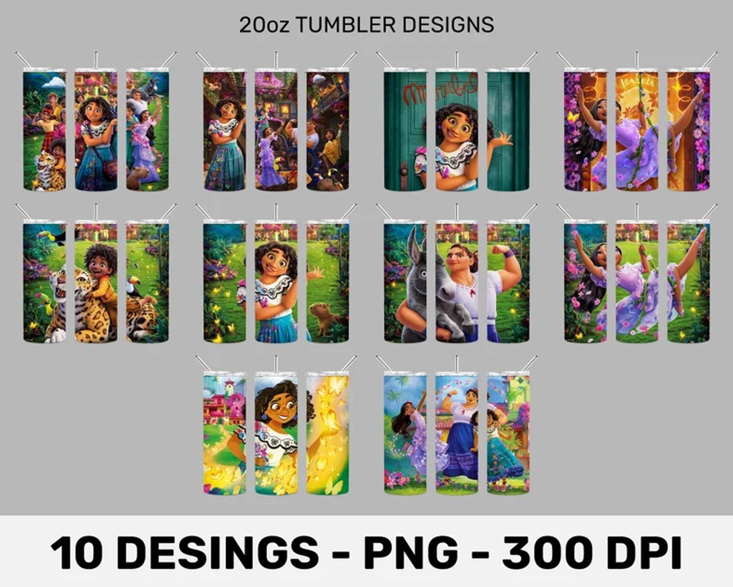 Encanto tumbler bundle - Digital Download