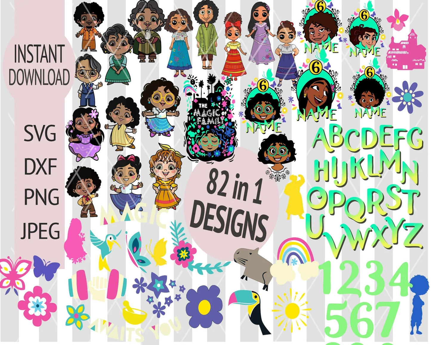 Encanto svg, 82 design encanto svg,Bundle Encanto svg, Birthday Party svg