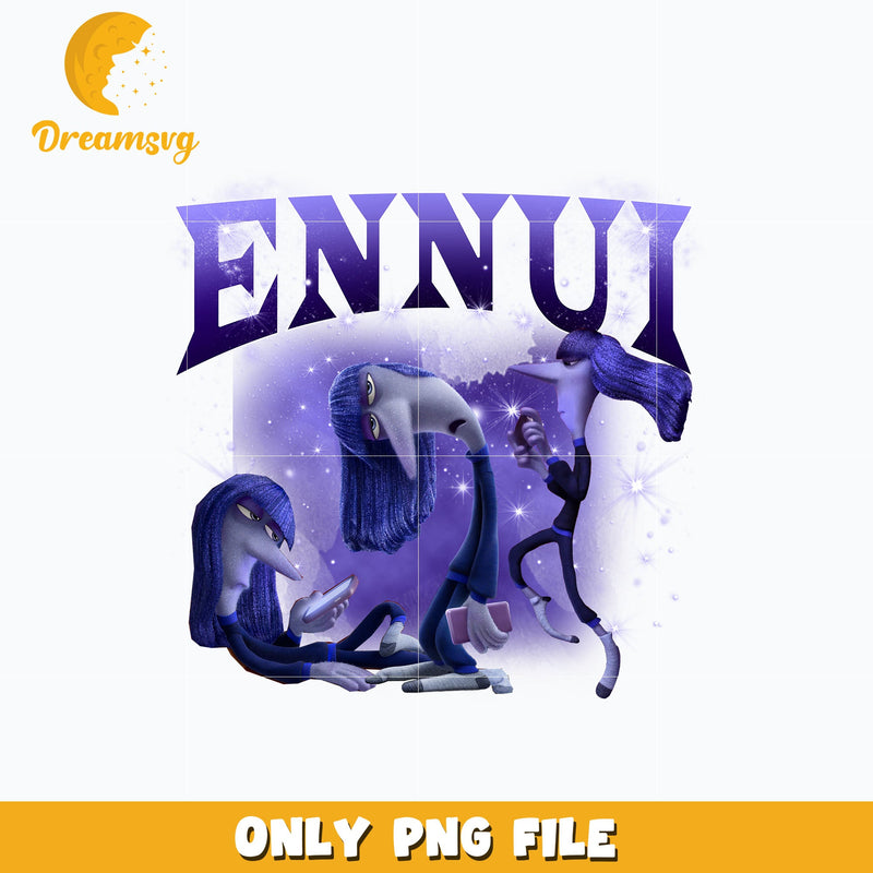 Ennui design png, inside out 2 png