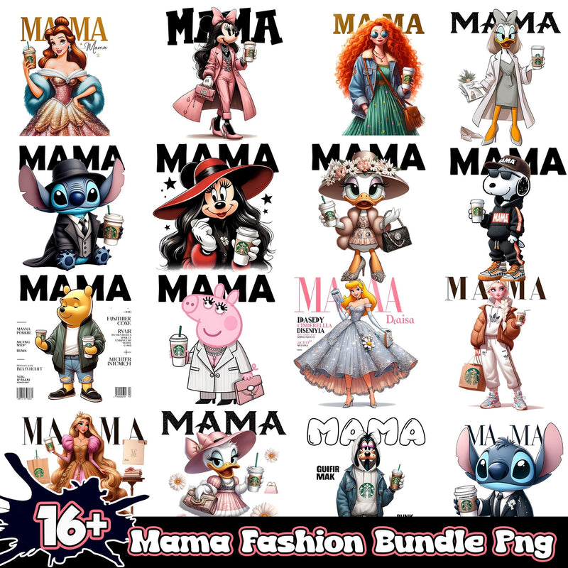 Mama Fashion Bundle 16+ PNG