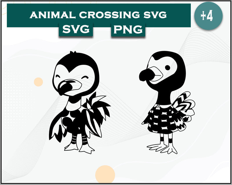 Flora Svg , Animal Crossing Svg Bundle, Animal Crossing Svg, Cartoon svg, png digital file