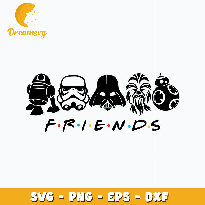 Star Wars Friends svg