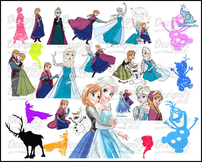 Frozen SVG Bundle - Digital download