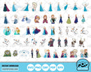 Disney Frozen 100 cliparts bundle, Frozen SVG cut files for Cricut / Silhouette, Frozen Princesses PNG