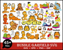 Garfield Bundle Svg, Garfield Svg, Odie svg, Garfield png, Beagle Dog, Garfield Cricut, Silhouette, Cut File, svg, dxf, png