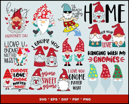 Gnomes SVG, Gnomes Bundle, Scandinavian Gnome, Nordic Gnome, Gnome Clipart