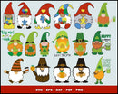 Gnomes SVG, Gnomes Bundle, Scandinavian Gnome, Nordic Gnome, Gnome Clipart