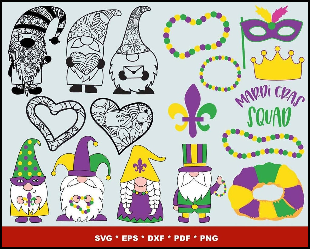 Gnomes SVG, Gnomes Bundle, Scandinavian Gnome, Nordic Gnome, Gnome Clipart