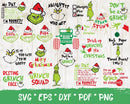 The Grinch Clipart Bundle, PNG & SVG Cut Files for Cricut & Silhouette