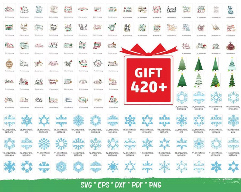 The Grinch Clipart Bundle, PNG & SVG Cut Files for Cricut & Silhouette