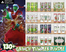 Verson 2.0 - 130+ The Grinch 20oz skinny tumbler 2022 designs PNG, Christmas Grinch PNG bundle, Grinchmas 20oz tumbler