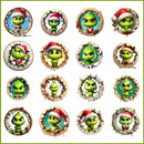 Grinch Christmas Ornament Png Bundle