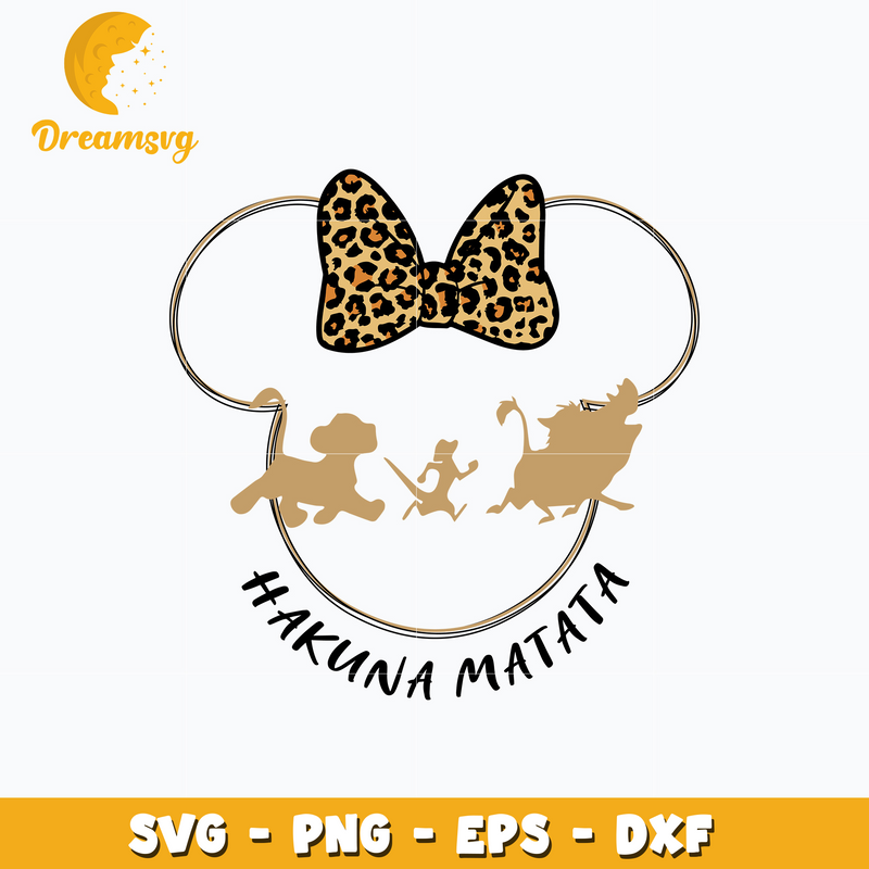 Minnie mouse hakuna matata svg