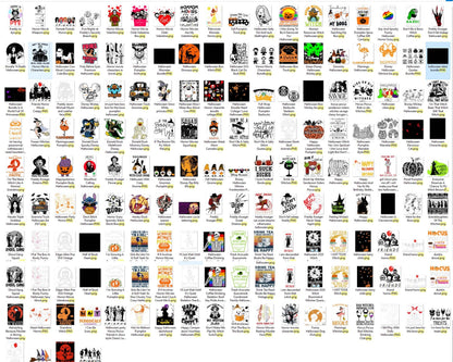 600+ Halloween svg files for cricut, Halloween designs bundle in 4 formats png, svg, dxf, eps,, Digital files download.