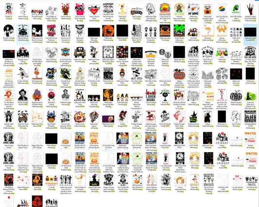 600+ Halloween svg files for cricut, Halloween designs bundle in 4 formats png, svg, dxf, eps,, Digital files download.