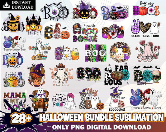 28+ Halloween bundle png, Halloween ghouls PNG, images, Digital file, Instant download