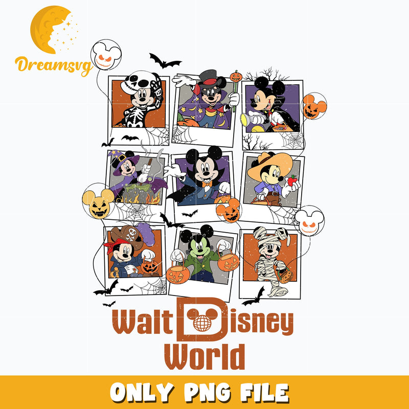 Halloween with mickey mouse png, Halloween png, Digital download