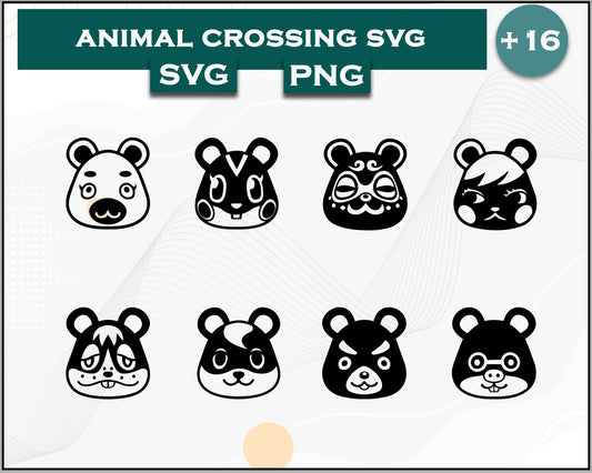 16+ Hamsters Svg Bundle, Animal Crossing Svg Bundle, Animal Crossing Svg, Cartoon svg, png digital file