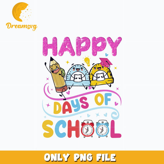 Happy 100 Days of School Png, school png