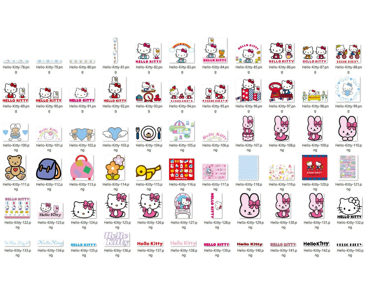 1450+ Hello Kitty Bundle svg, Hello kitty svg, eps, png, dxf