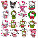 Hello kitty christmas bundle svg