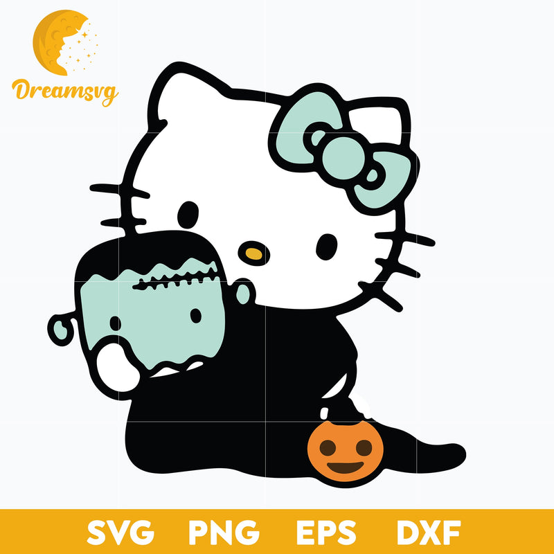 Hello Kitty Halloween Svg, Hello Kitty Svg, Halloween Svg, png, dxf, eps digital file.