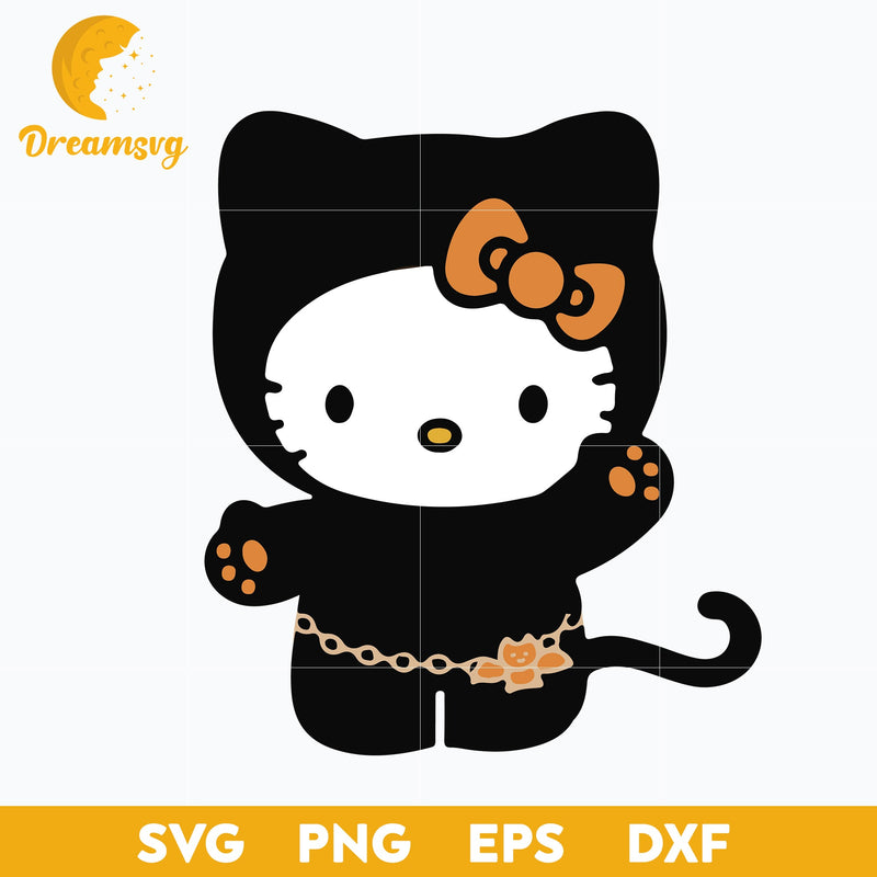 Hello Kitty Halloween Svg, Hello Kitty Svg, Halloween Svg, png, dxf, eps digital file.