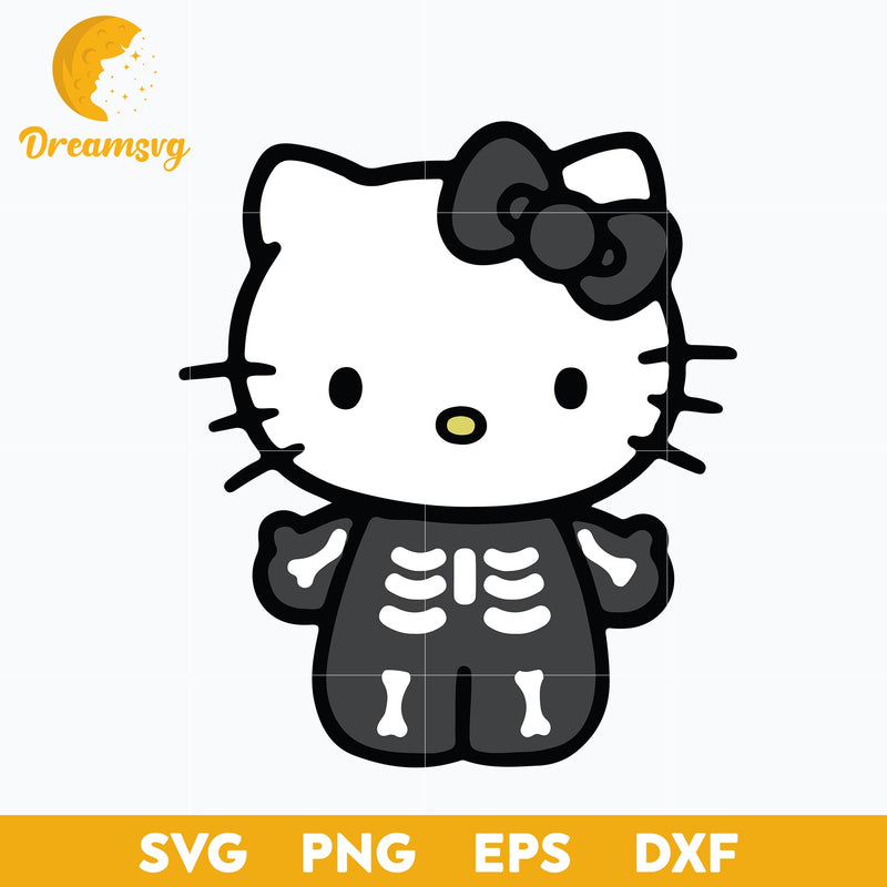 Hello Kitty Halloween Svg, Hello Kitty Svg, Halloween Svg, png, dxf, eps digital file.