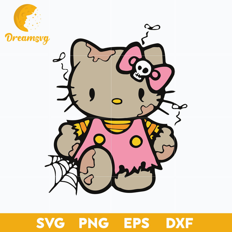 Hello Kitty Halloween Svg, Hello Kitty Svg, Halloween Svg, png, dxf, eps digital file.